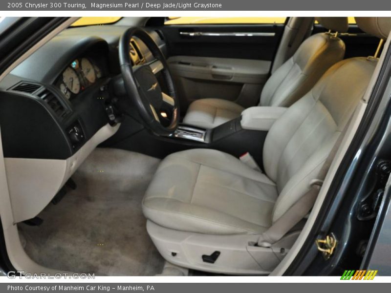 Magnesium Pearl / Deep Jade/Light Graystone 2005 Chrysler 300 Touring