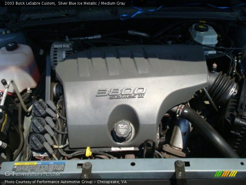 Silver Blue Ice Metallic / Medium Gray 2003 Buick LeSabre Custom