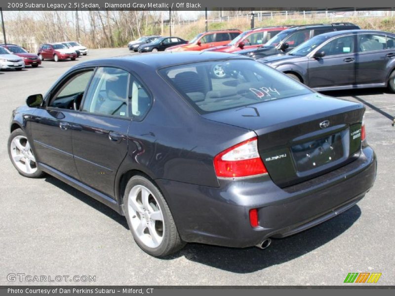 Diamond Gray Metallic / Off Black 2009 Subaru Legacy 2.5i Sedan