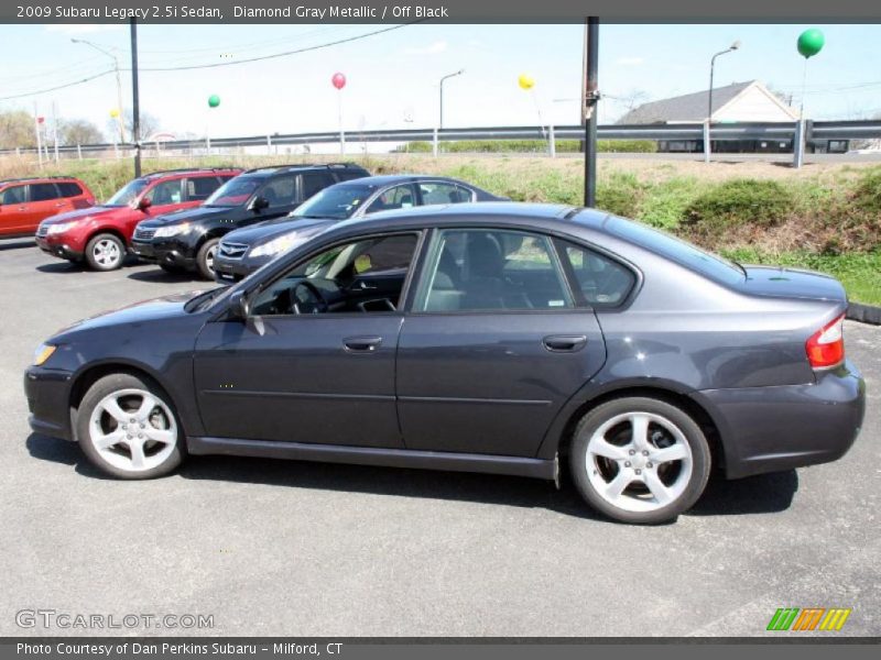 Diamond Gray Metallic / Off Black 2009 Subaru Legacy 2.5i Sedan