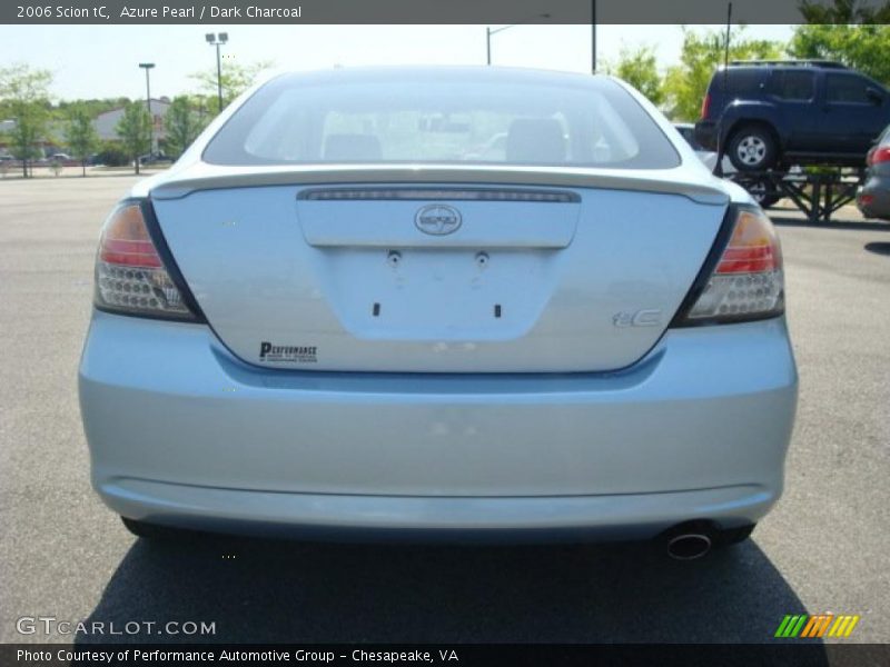 Azure Pearl / Dark Charcoal 2006 Scion tC