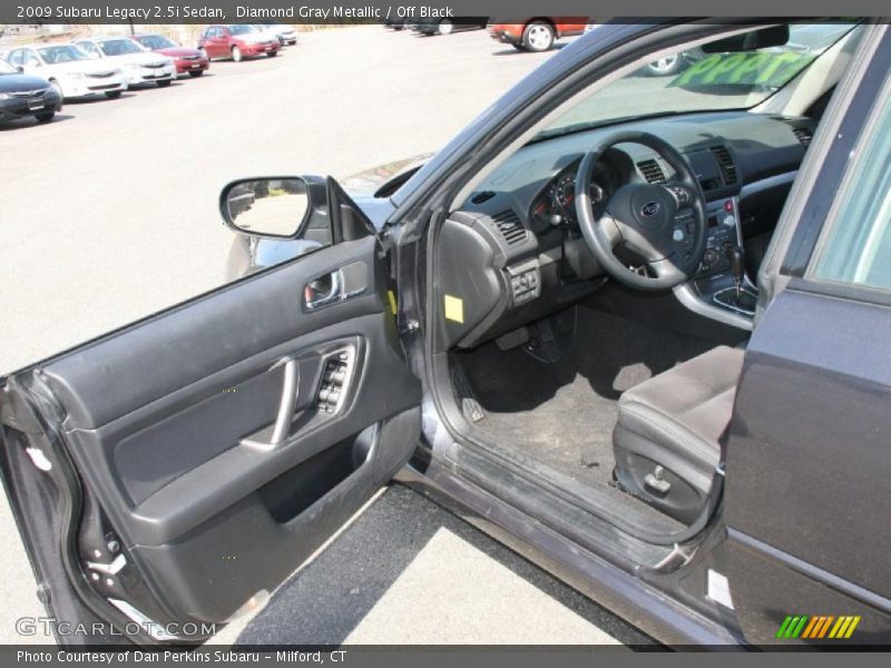 Diamond Gray Metallic / Off Black 2009 Subaru Legacy 2.5i Sedan