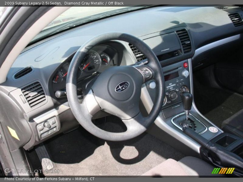 Diamond Gray Metallic / Off Black 2009 Subaru Legacy 2.5i Sedan