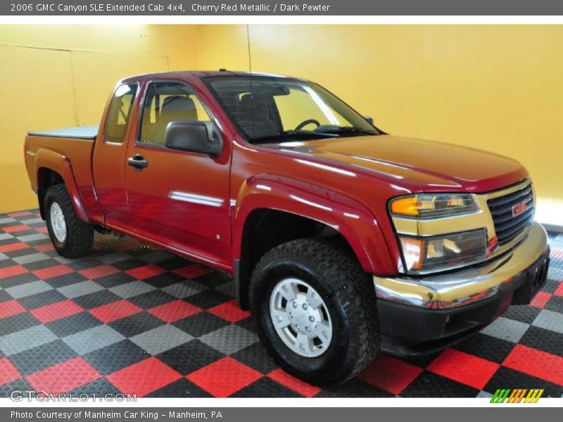 Cherry Red Metallic / Dark Pewter 2006 GMC Canyon SLE Extended Cab 4x4