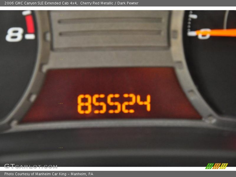 Cherry Red Metallic / Dark Pewter 2006 GMC Canyon SLE Extended Cab 4x4