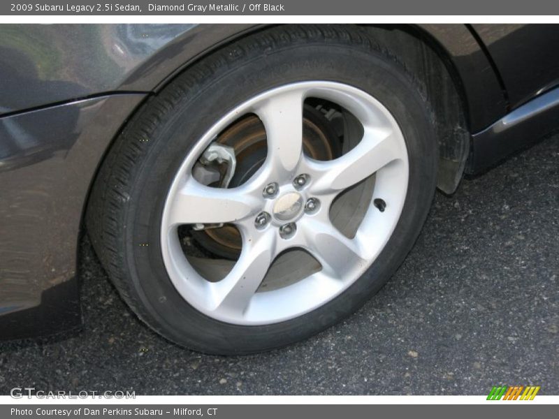 Diamond Gray Metallic / Off Black 2009 Subaru Legacy 2.5i Sedan