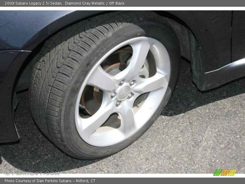 Diamond Gray Metallic / Off Black 2009 Subaru Legacy 2.5i Sedan