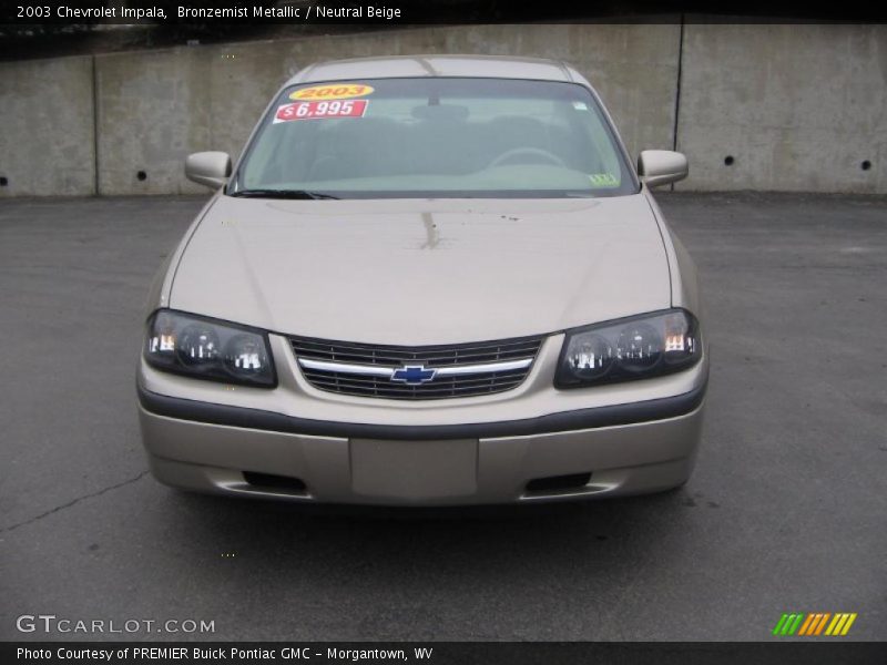 Bronzemist Metallic / Neutral Beige 2003 Chevrolet Impala