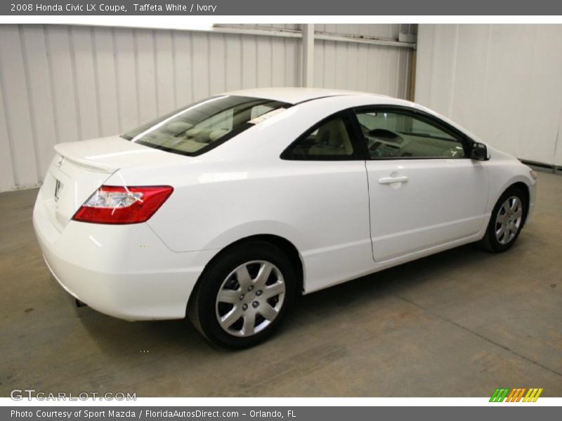 Taffeta White / Ivory 2008 Honda Civic LX Coupe