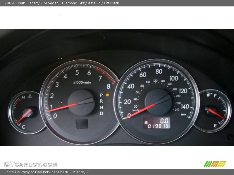Diamond Gray Metallic / Off Black 2009 Subaru Legacy 2.5i Sedan