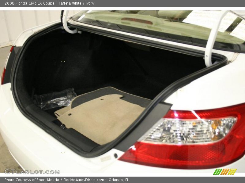 Taffeta White / Ivory 2008 Honda Civic LX Coupe