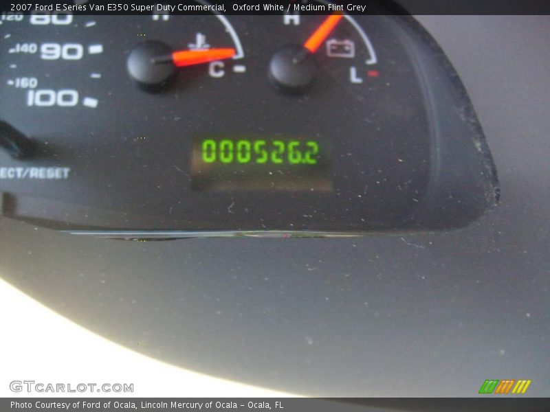 Oxford White / Medium Flint Grey 2007 Ford E Series Van E350 Super Duty Commercial