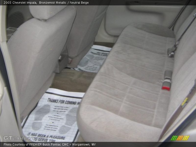 Bronzemist Metallic / Neutral Beige 2003 Chevrolet Impala