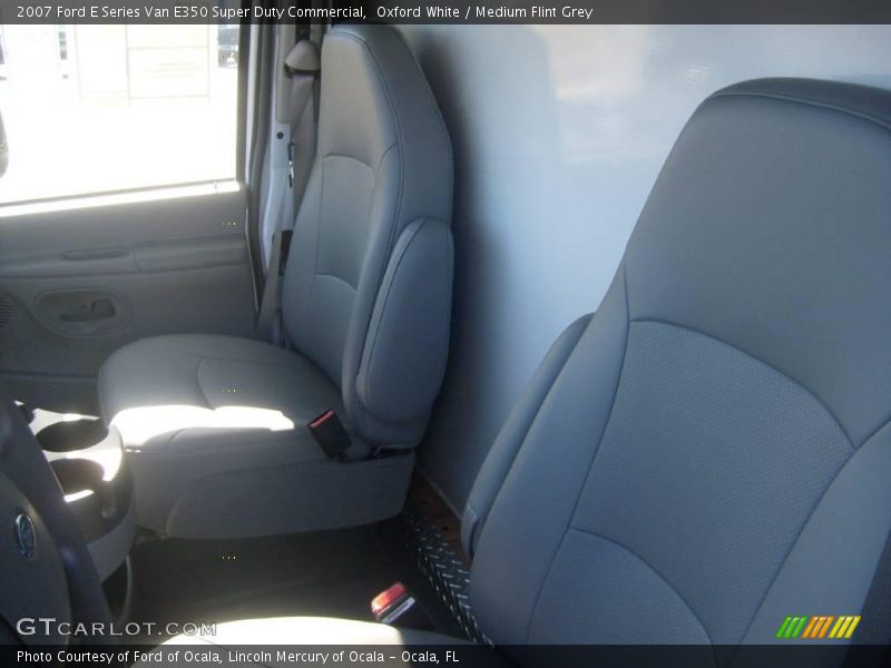 Oxford White / Medium Flint Grey 2007 Ford E Series Van E350 Super Duty Commercial