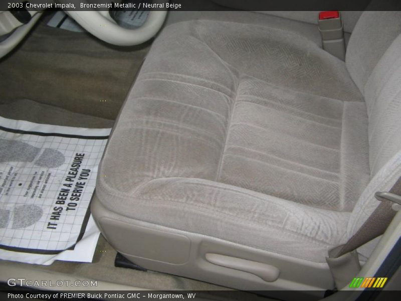 Bronzemist Metallic / Neutral Beige 2003 Chevrolet Impala