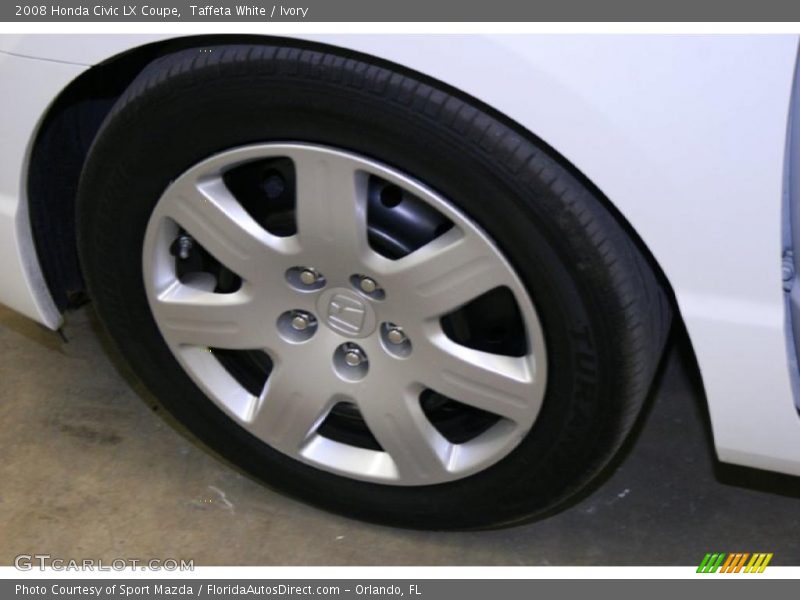 Taffeta White / Ivory 2008 Honda Civic LX Coupe
