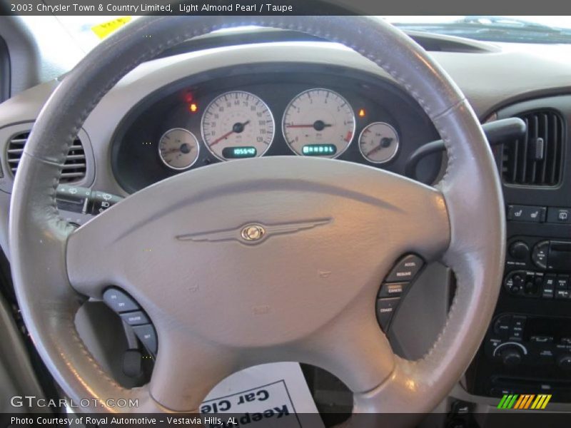 Light Almond Pearl / Taupe 2003 Chrysler Town & Country Limited