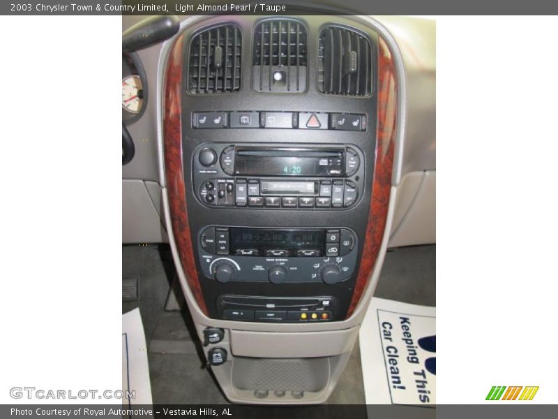 Light Almond Pearl / Taupe 2003 Chrysler Town & Country Limited