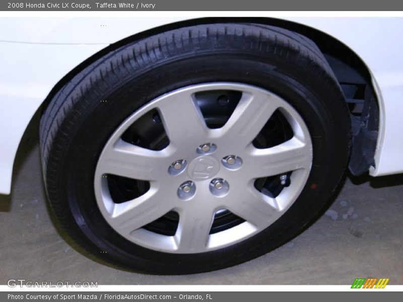 Taffeta White / Ivory 2008 Honda Civic LX Coupe