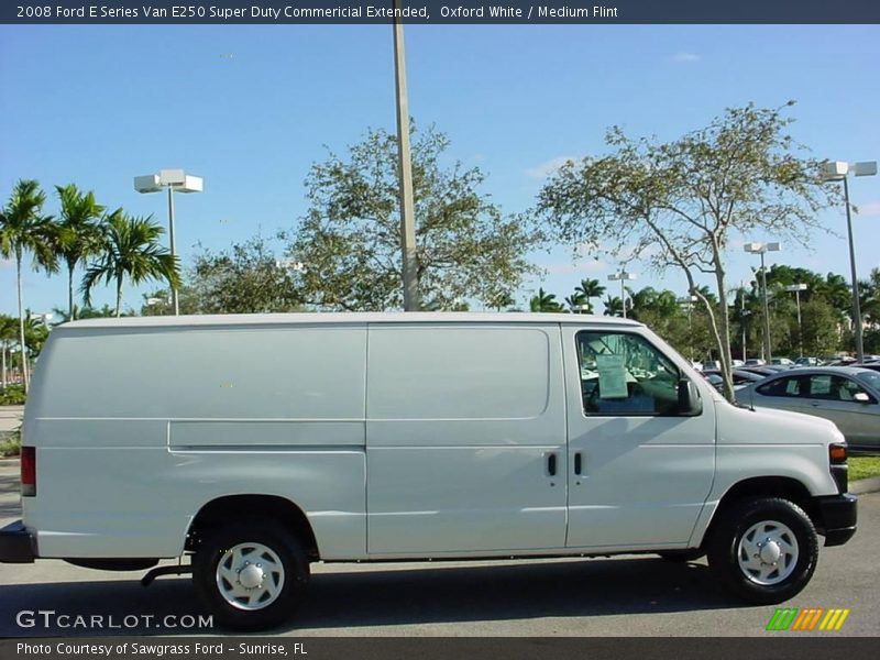 Oxford White / Medium Flint 2008 Ford E Series Van E250 Super Duty Commericial Extended
