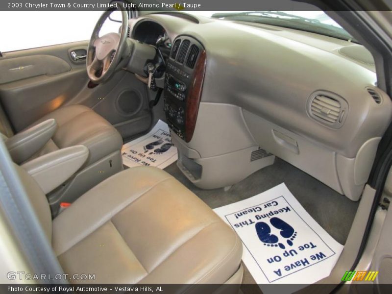 Light Almond Pearl / Taupe 2003 Chrysler Town & Country Limited