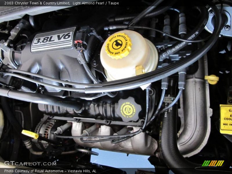 Light Almond Pearl / Taupe 2003 Chrysler Town & Country Limited