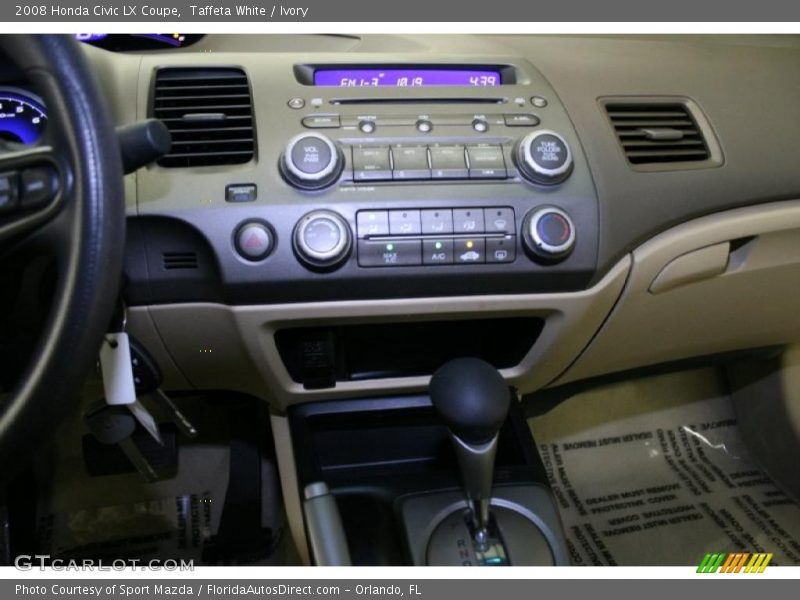 Taffeta White / Ivory 2008 Honda Civic LX Coupe