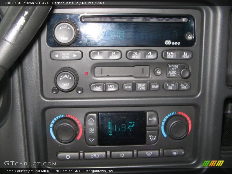 Carbon Metallic / Neutral/Shale 2003 GMC Yukon SLT 4x4