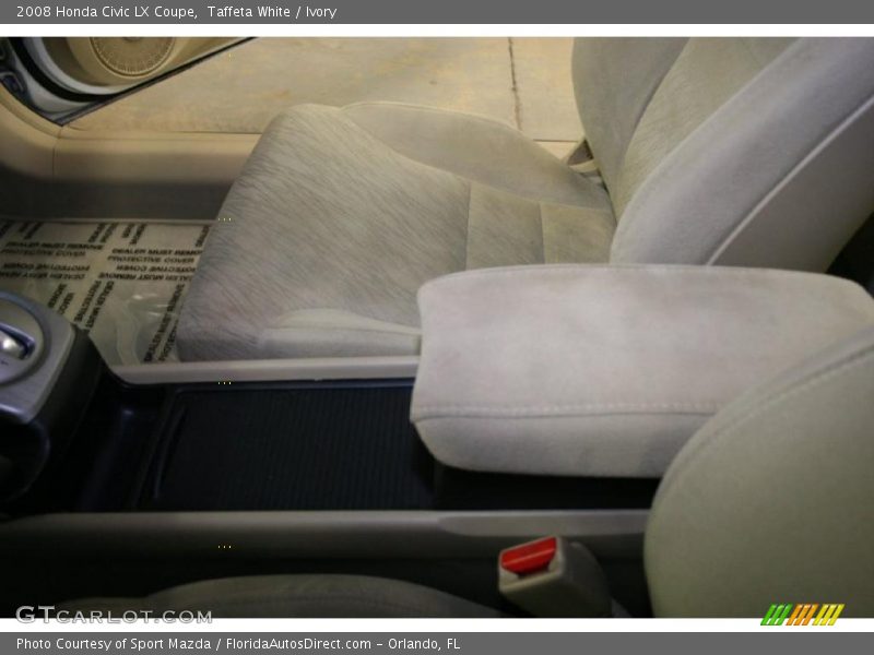 Taffeta White / Ivory 2008 Honda Civic LX Coupe