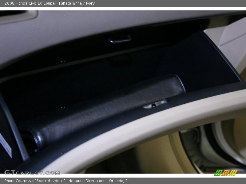 Taffeta White / Ivory 2008 Honda Civic LX Coupe