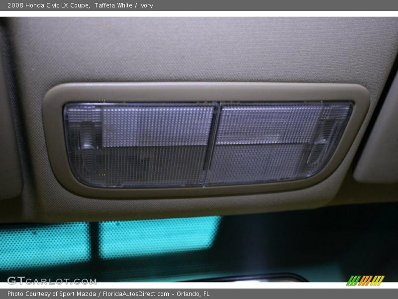 Taffeta White / Ivory 2008 Honda Civic LX Coupe