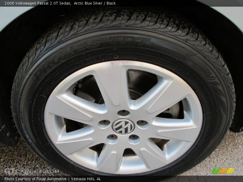 Arctic Blue Silver / Black 2006 Volkswagen Passat 2.0T Sedan