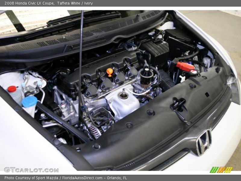 Taffeta White / Ivory 2008 Honda Civic LX Coupe