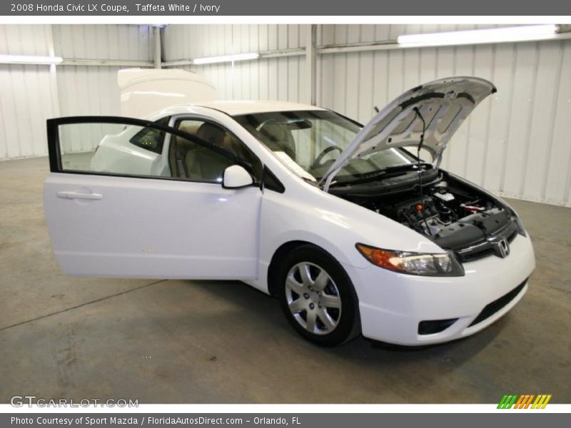 Taffeta White / Ivory 2008 Honda Civic LX Coupe