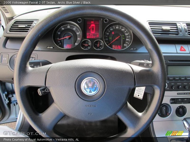 Arctic Blue Silver / Black 2006 Volkswagen Passat 2.0T Sedan