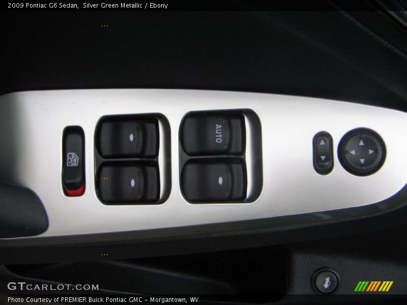 Silver Green Metallic / Ebony 2009 Pontiac G6 Sedan