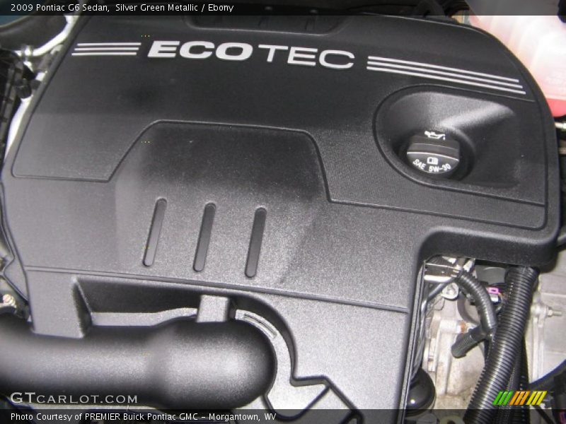 Silver Green Metallic / Ebony 2009 Pontiac G6 Sedan