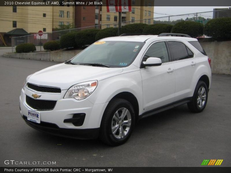 Summit White / Jet Black 2010 Chevrolet Equinox LT AWD