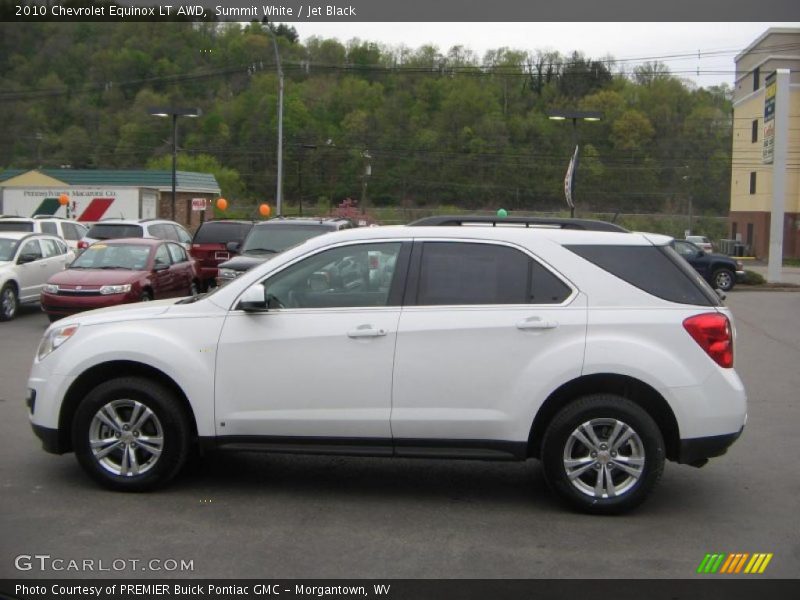 Summit White / Jet Black 2010 Chevrolet Equinox LT AWD