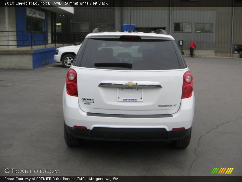Summit White / Jet Black 2010 Chevrolet Equinox LT AWD
