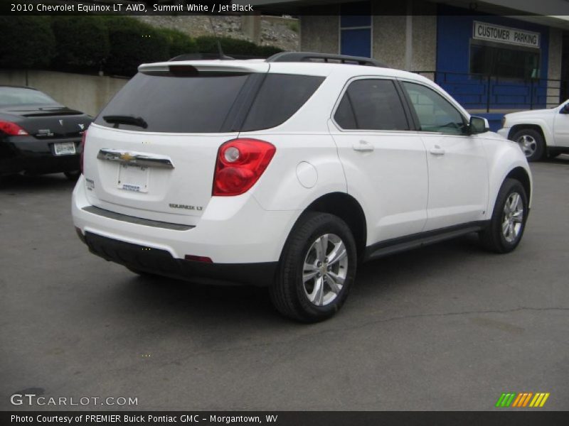 Summit White / Jet Black 2010 Chevrolet Equinox LT AWD
