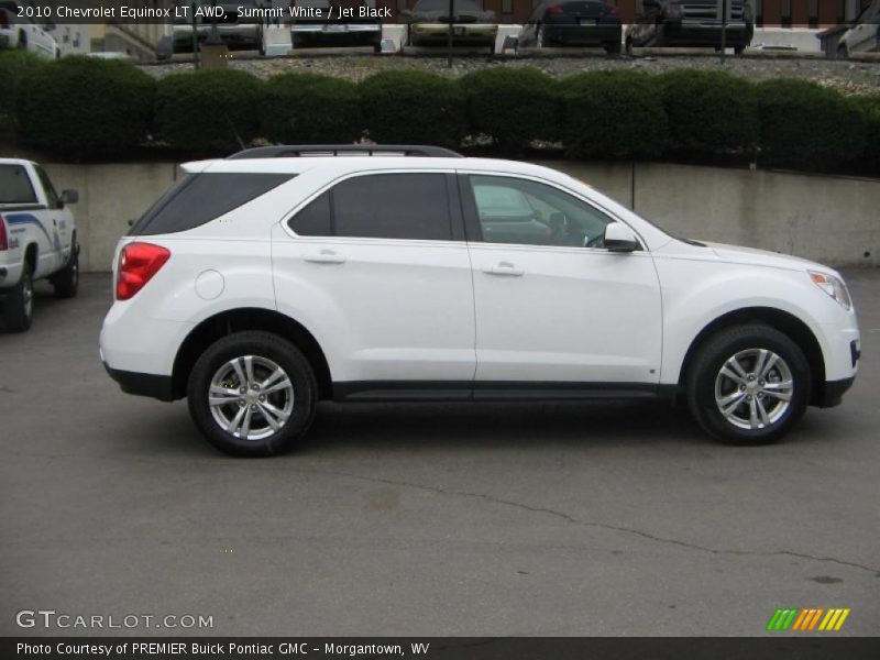 Summit White / Jet Black 2010 Chevrolet Equinox LT AWD