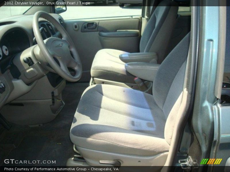 Onyx Green Pearl / Taupe 2002 Chrysler Voyager