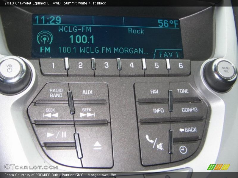 Summit White / Jet Black 2010 Chevrolet Equinox LT AWD