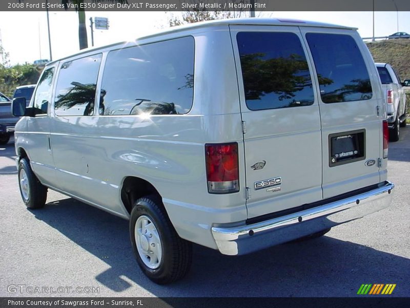 Silver Metallic / Medium Flint 2008 Ford E Series Van E350 Super Duty XLT Passenger