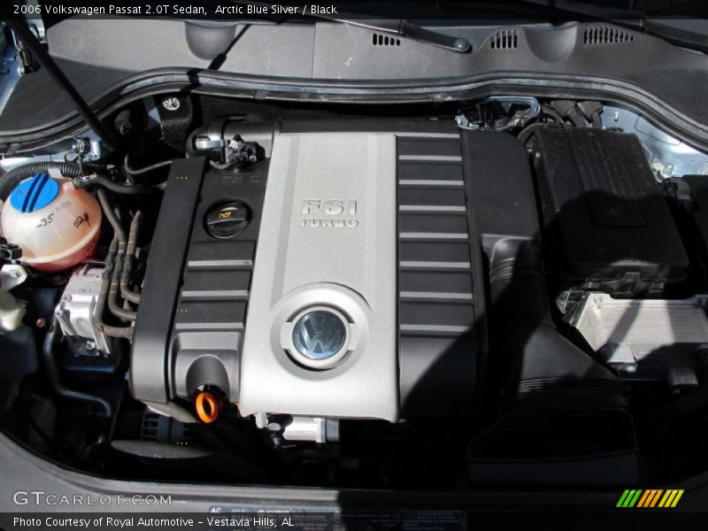 Arctic Blue Silver / Black 2006 Volkswagen Passat 2.0T Sedan