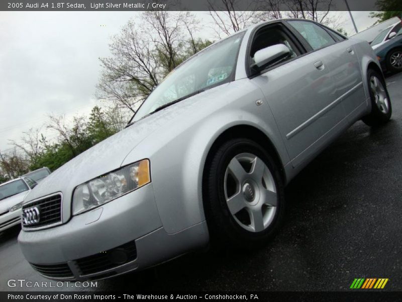 Light Silver Metallic / Grey 2005 Audi A4 1.8T Sedan