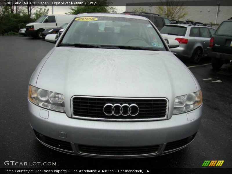 Light Silver Metallic / Grey 2005 Audi A4 1.8T Sedan