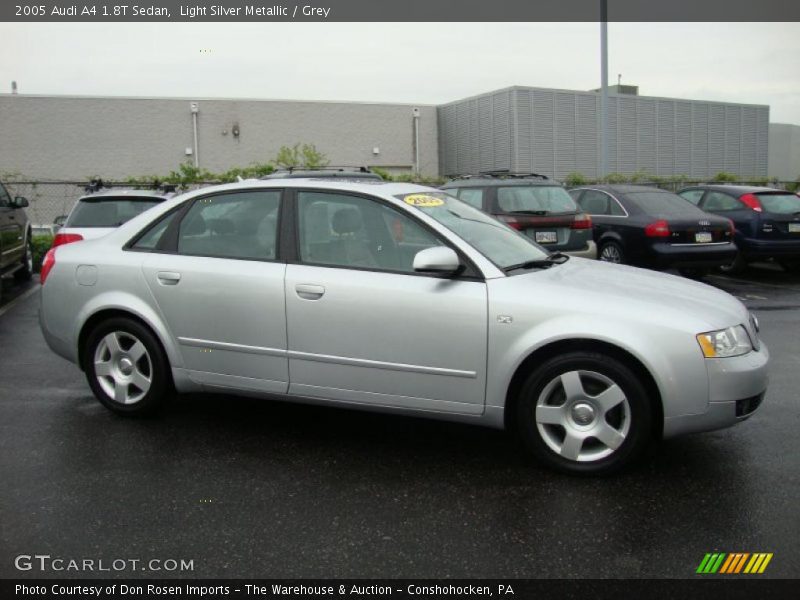 Light Silver Metallic / Grey 2005 Audi A4 1.8T Sedan