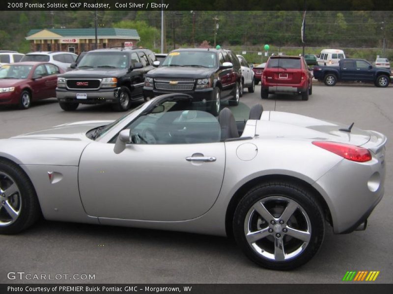Cool Silver / Ebony 2008 Pontiac Solstice GXP Roadster